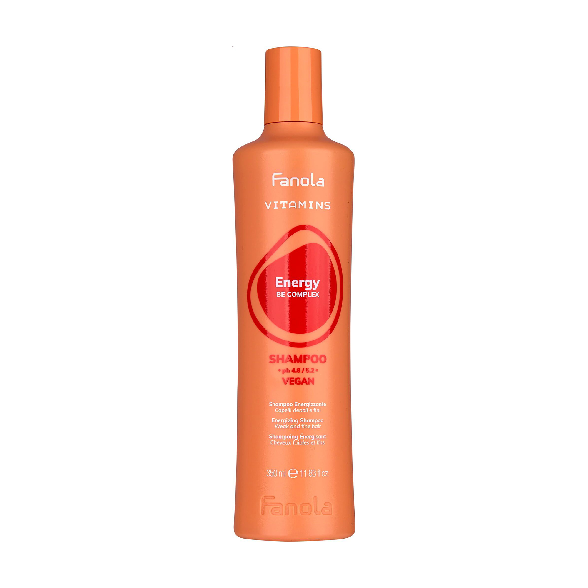 Енергетичний шампунь Fanola Vitamins Energy Be Complex Shampoo проти випадіння волосся, 350 мл